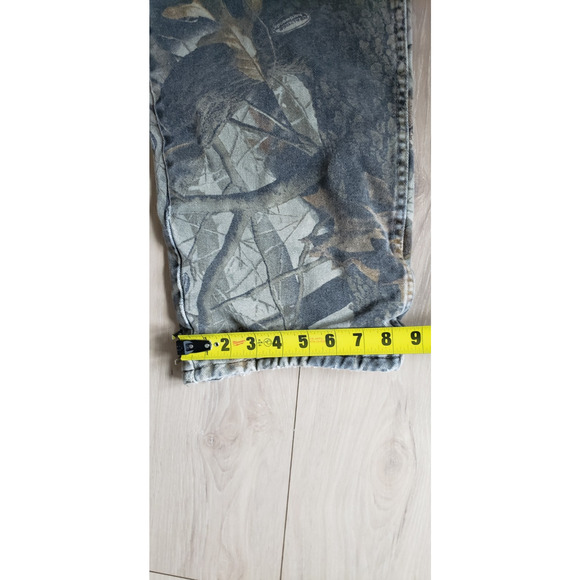 Wrangler Pro Gear Pants Mens 42x30 Realtree Camo Fleece Lined Hunting Outdoor - Picture 12 of 14